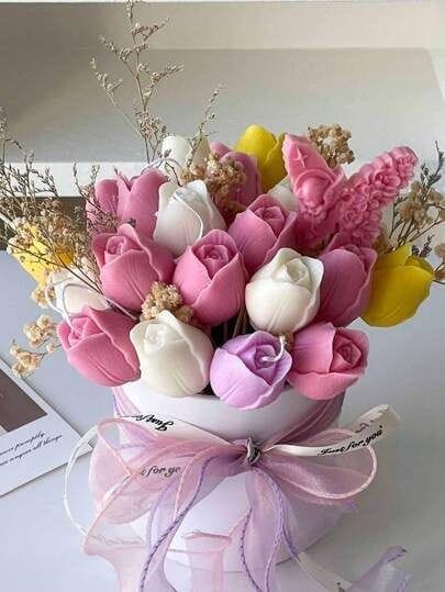 Tulip Candle Bouqet