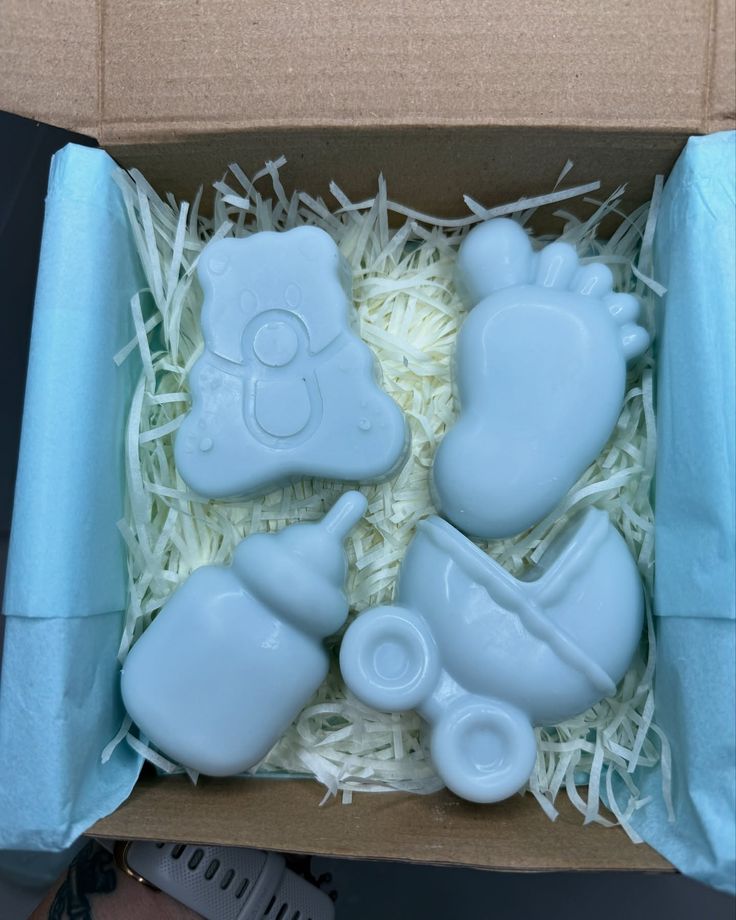 Announcement baby box Candles