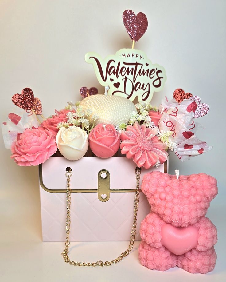 Chain candle bouquet