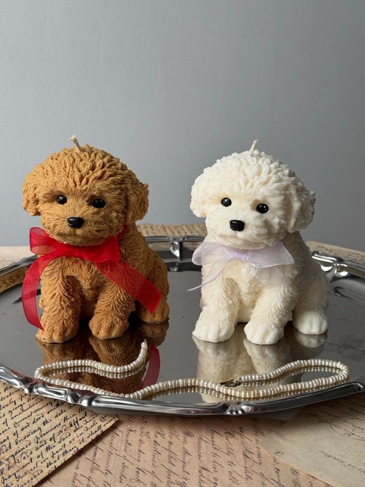 Puppy candle