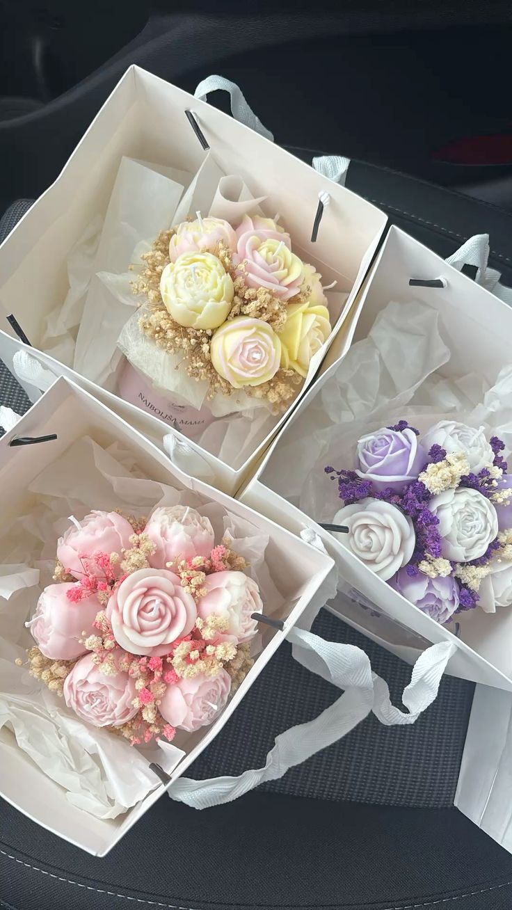 Rose candle Bouquet