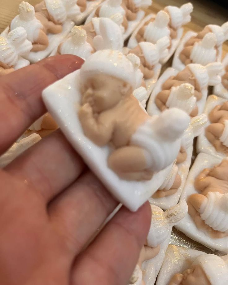 Sleeping baby pillow candle