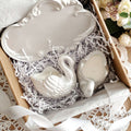 Stylish tray with sawan candle