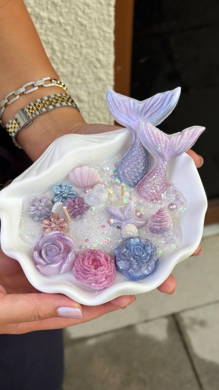 Sea Shell Candle Pot